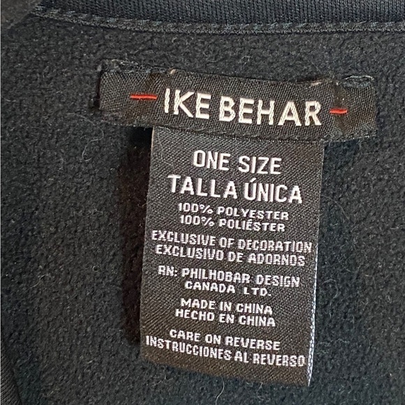 Ike Behar Womens Wrap Poncho Grey White Reversible Cape - Picture 5 of 7